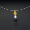 Anhänger Schalen | Tahitiperle | 585 Gelbgold