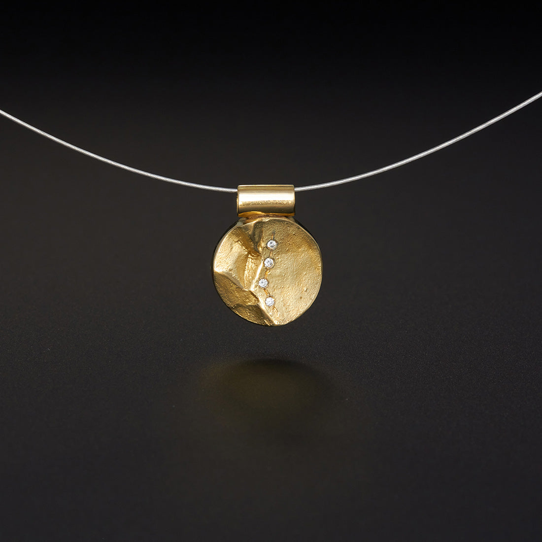 Anhänger Berge | Brillanten | 585 Gelbgold