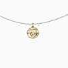Kettenanhänger | Spirale & Brillant | 585 Gelbgold