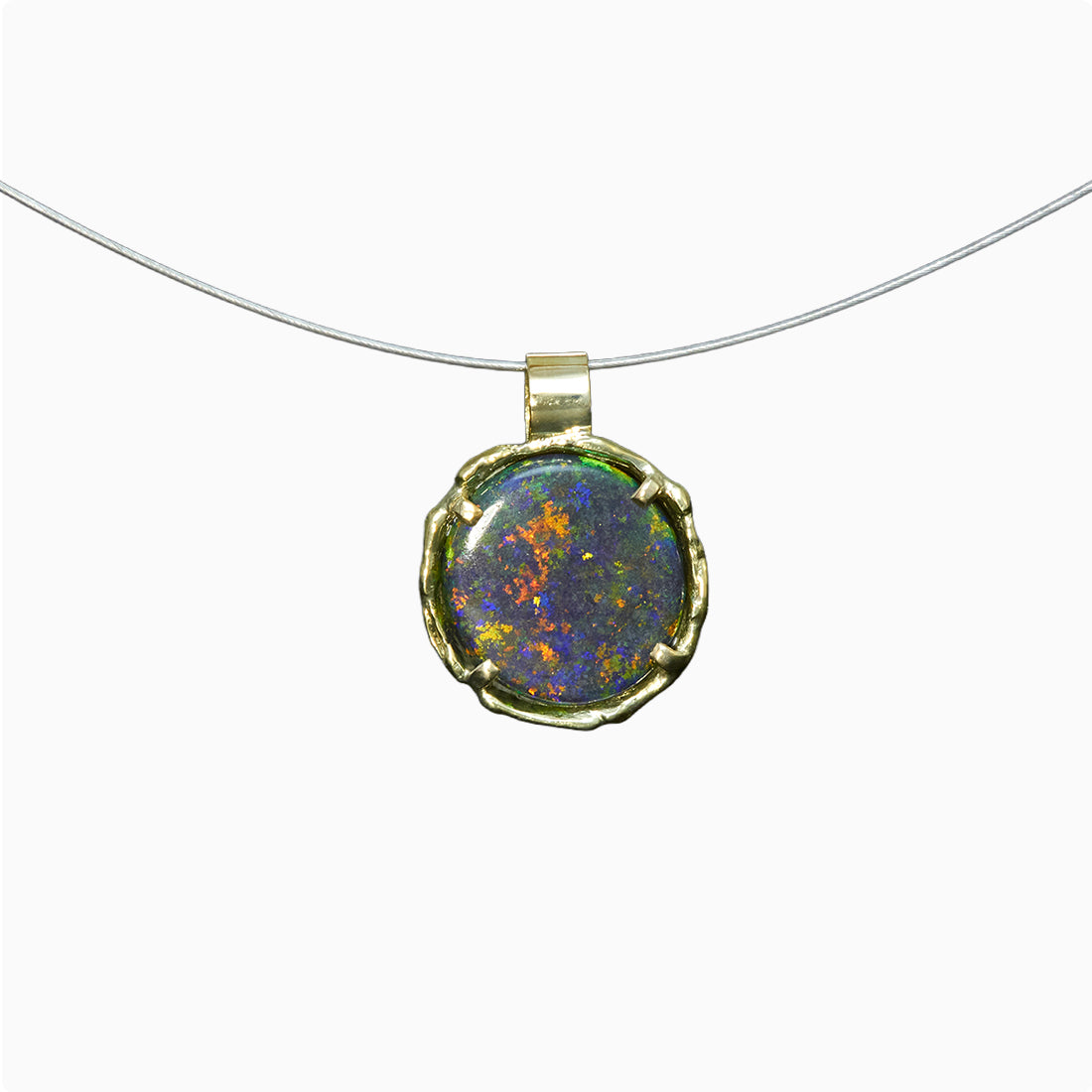 Opalanhänger | Opal | 585 Gelbgold