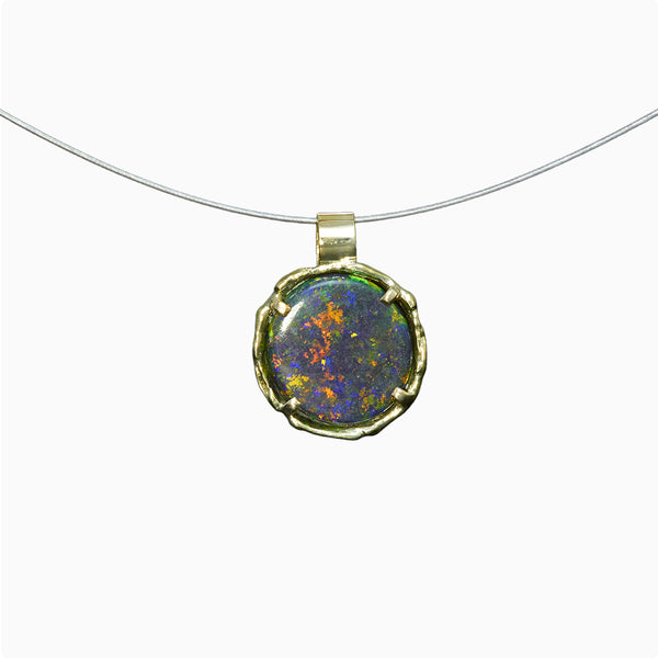 Opalanhänger | Opal | 585 Gelbgold