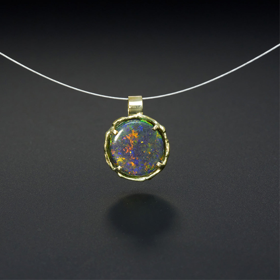 Opalanhänger | Opal | 585 Gelbgold