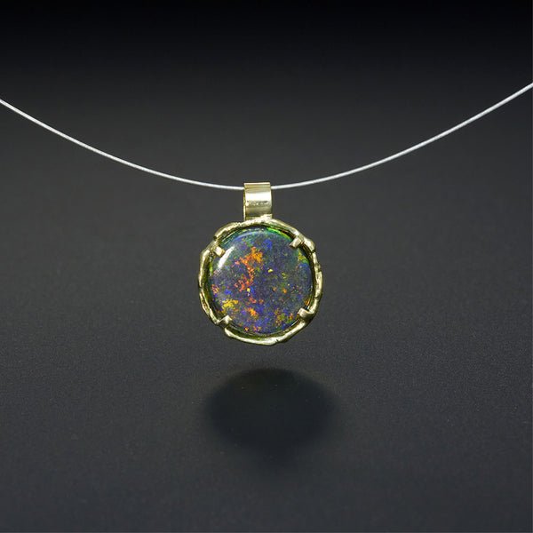Opalanhänger | Opal | 585 Gelbgold