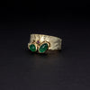 Ring | Smaragde & Rubin | 585 Gelbgold