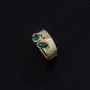 Ring | Smaragde & Rubin | 585 Gelbgold
