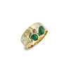Ring | Smaragde & Rubin | 585 Gelbgold