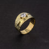 Ring 'Lava' | Brillant | 585 Gelbgold