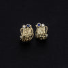 Creolen | Safire & Brillanten | 585 Gelbgold