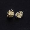 Creolen | Safire & Brillanten | 585 Gelbgold