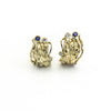 Creolen | Safire & Brillanten | 585 Gelbgold