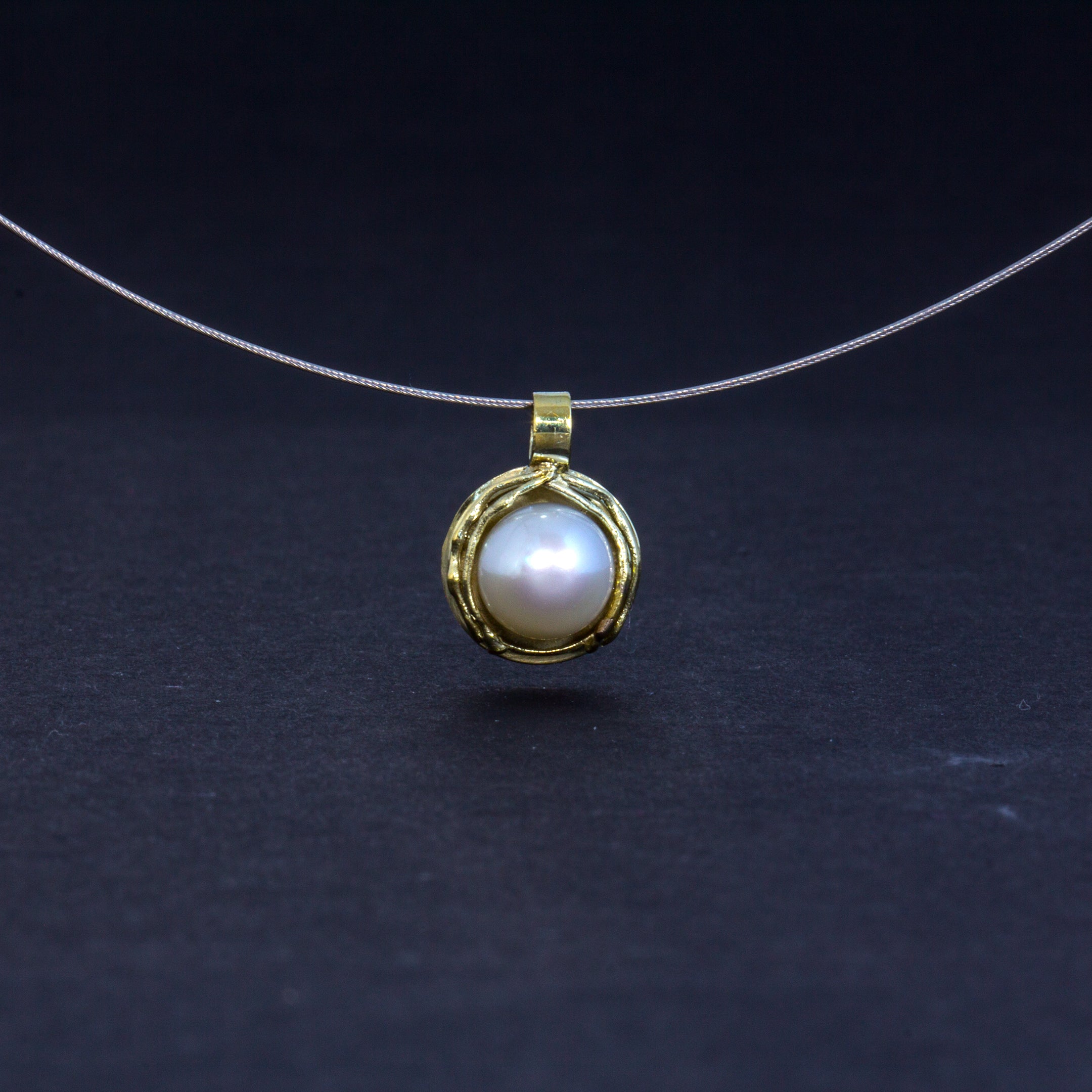 Anhänger | Zuchtperle | 585 Gelbgold