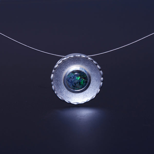 Anhänger aus Sterling Silber mit Opal