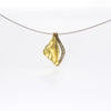 Anhänger aus Gelb- und Weißgold mit Brillanten