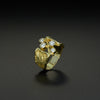 Gelbgoldring mit Brillanten