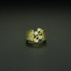 Gelbgoldring mit Brillanten