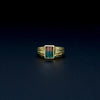 Ring | Zweifarbiger Turmalin | 585 Gelbgold