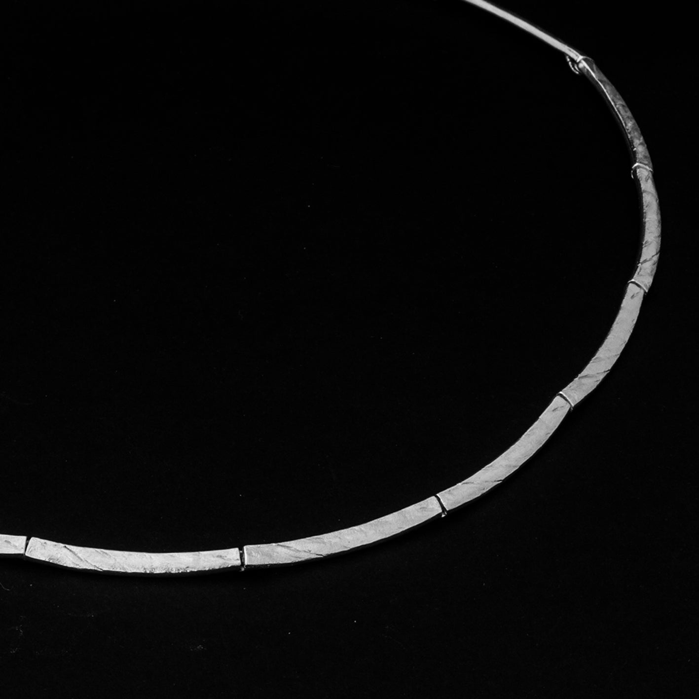 Collier 'Stein', 47cm | 925 Sterlingsilber