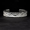 Armreif 'Baumrinde', 13mm | 925 Sterlingsilber
