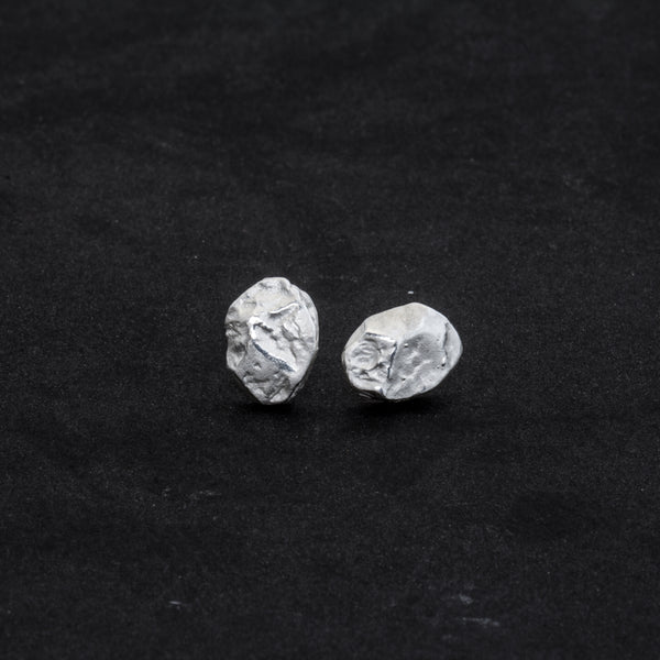 Ohrstecker 'Stein' aus Sterling Silber