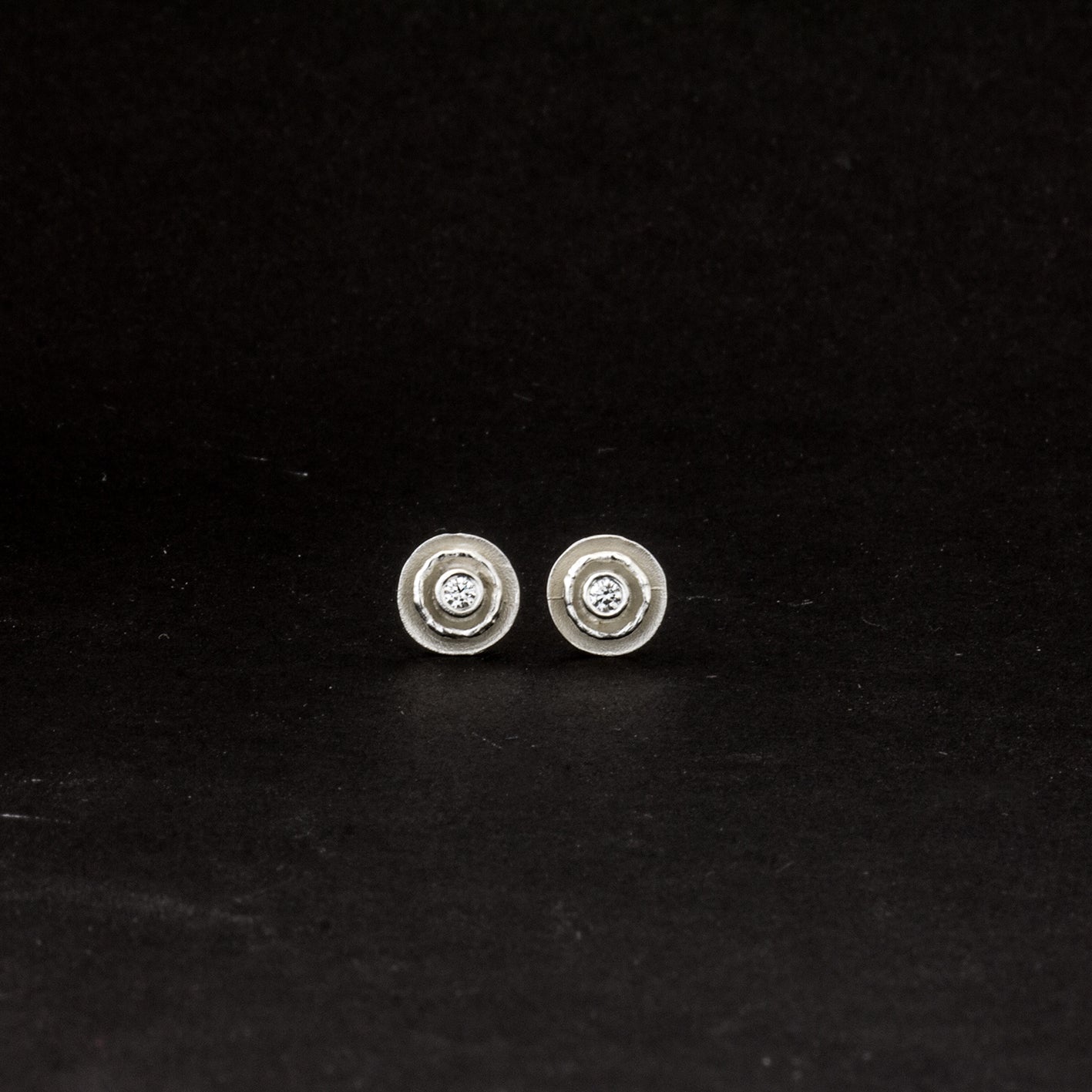 Ohrstecker 'Schalen' klein, aus Sterling Silber
