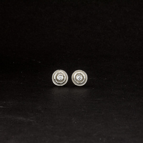 Ohrstecker 'Schalen' klein, aus Sterling Silber