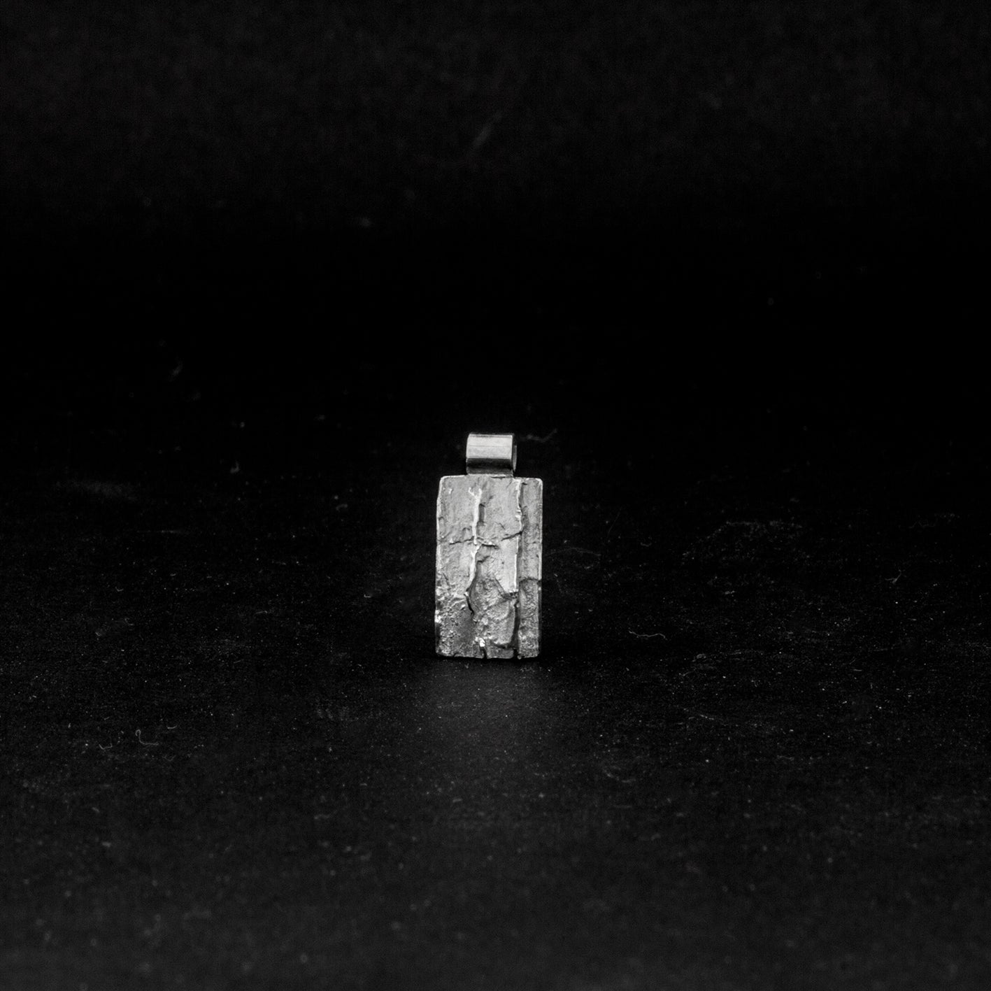 Anhänger 'Baumrinde' aus Sterling Silber