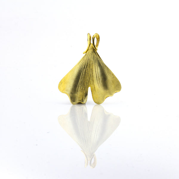 Anhänger 'Gingko' aus Gelbgold