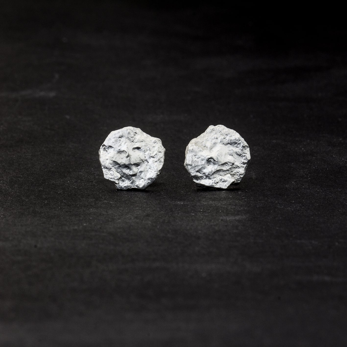 Ohrstecker 'Stein', 12mm | 925 Sterlingsilber