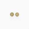 Ohrstecker 'Lava', ca.8mm, aus Gelbgold mit Brillant