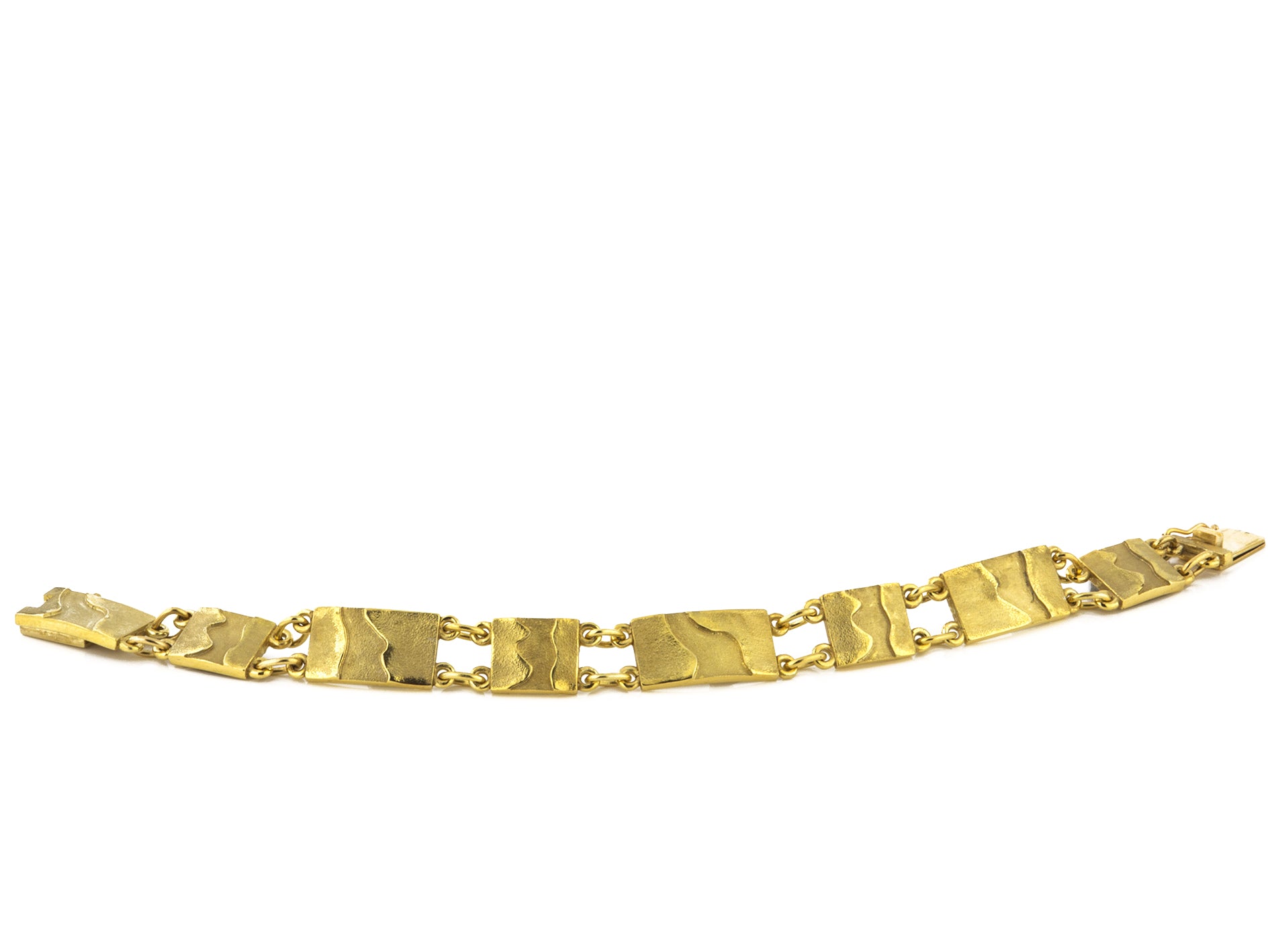 Armband 'Schichten' | 585 Gelbgold