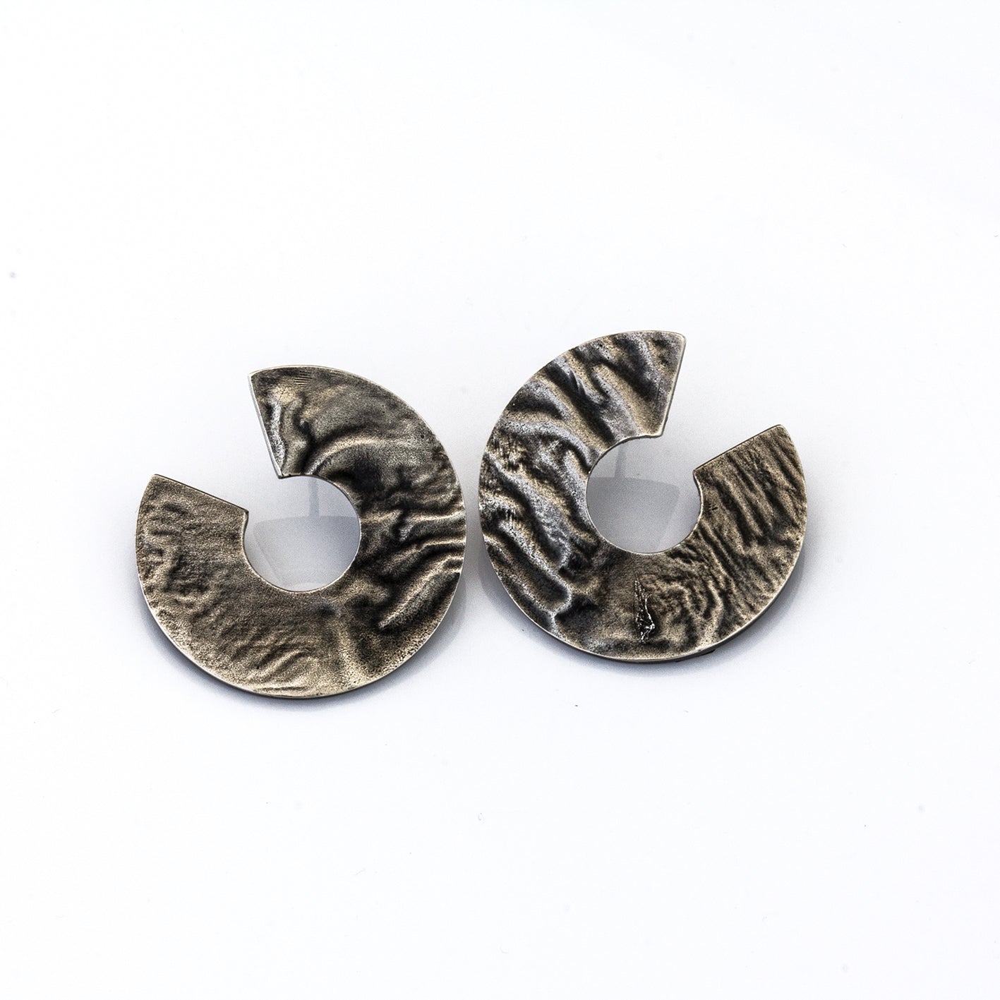 Ohrstecker 'Lava' aus Sterling Silber