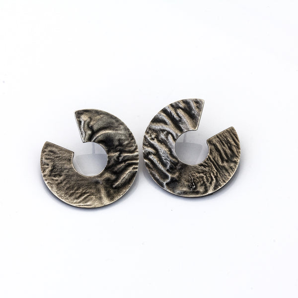 Ohrstecker 'Lava' aus Sterling Silber