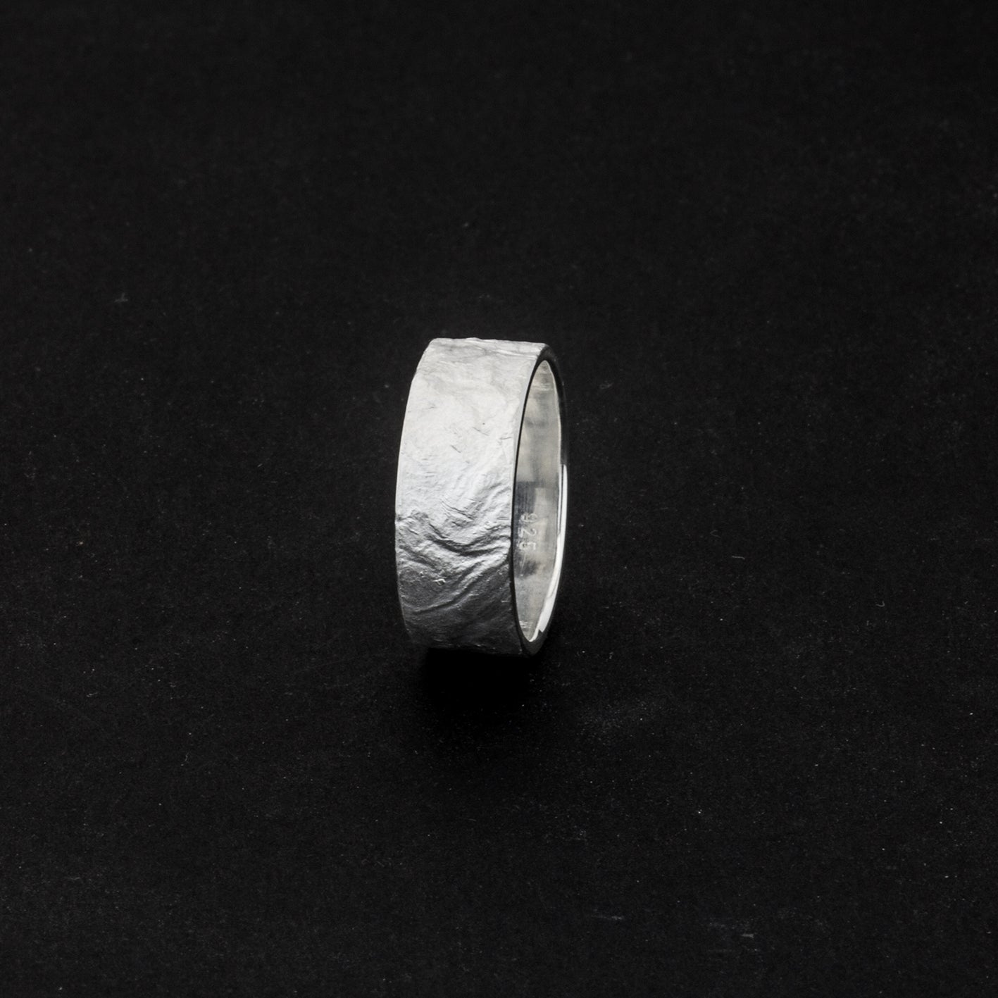 Ring 'Lava', 8mm | 925 Sterlingsilber