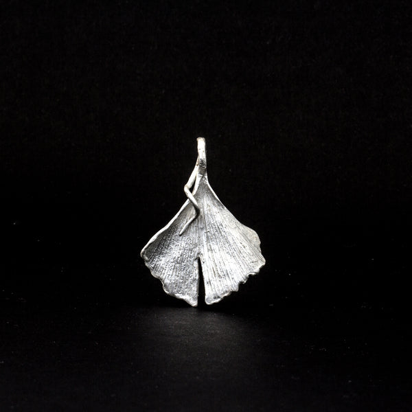 Anhänger 'Gingko' aus Sterling Silber