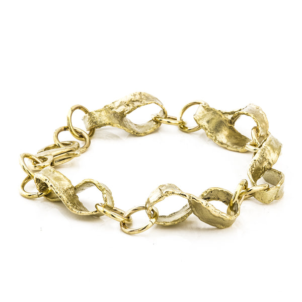 Armband 'unendlich' groß, Gelbgold 585/_
