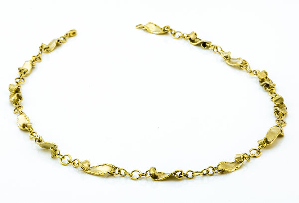 Kette 'unendlich' klein, Gelbgold