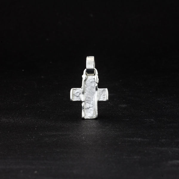 Kreuzanhänger 'Lava' aus Sterling Silber