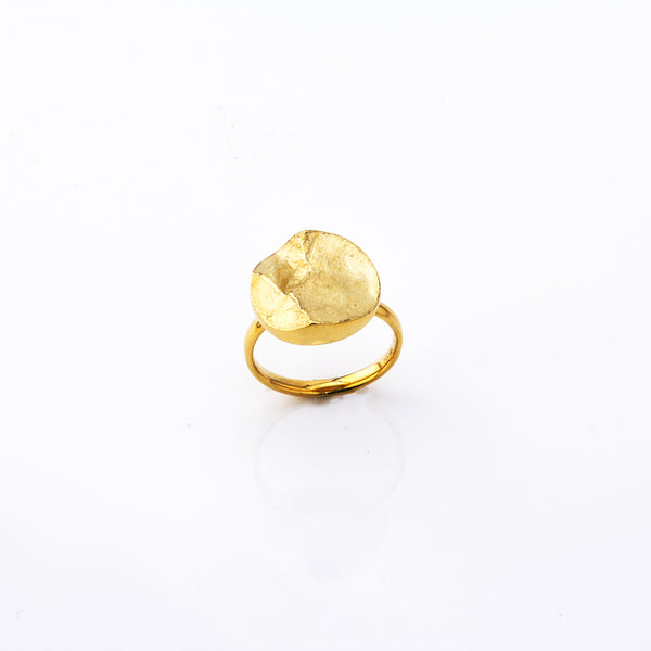Ring 'Berge' aus Gelbgold