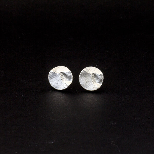 Ohrstecker 'Berge', ca. 11mm, aus Sterling Silber