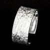 Armreif 'Baumrinde' | 925 Sterlingsilber