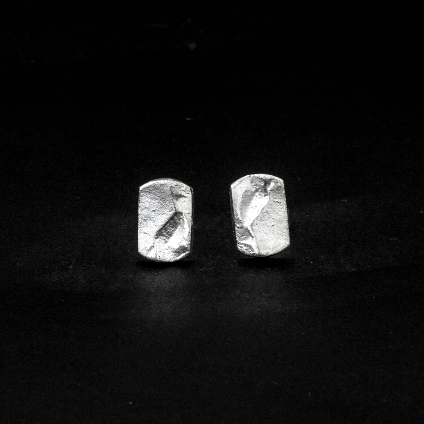 Ohrstecker 'Berge', 7×11mm | 925 Sterlingsilber