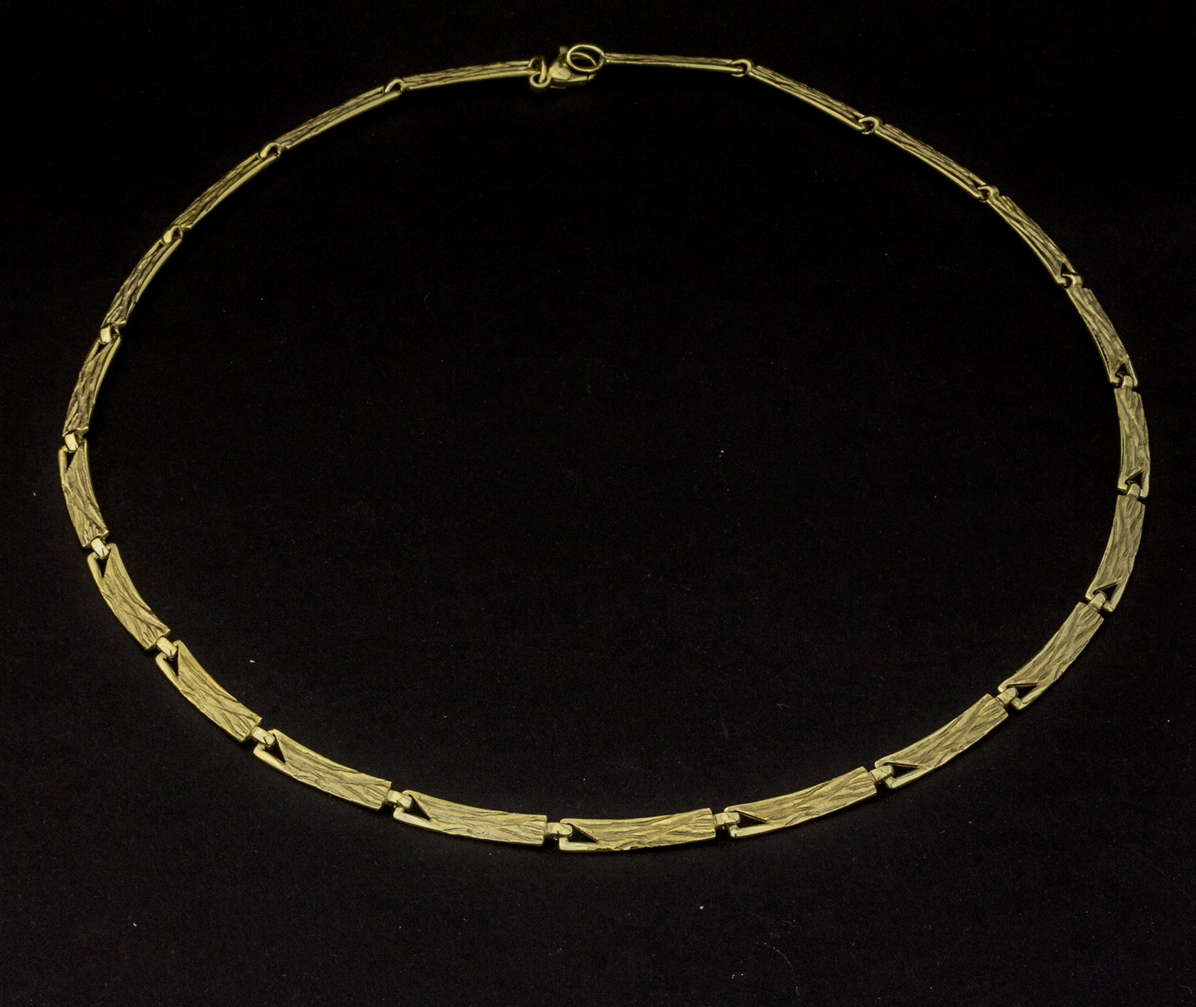 Kette 'Wellen' aus Gelbgold
