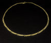 Kette 'Wellen' aus Gelbgold