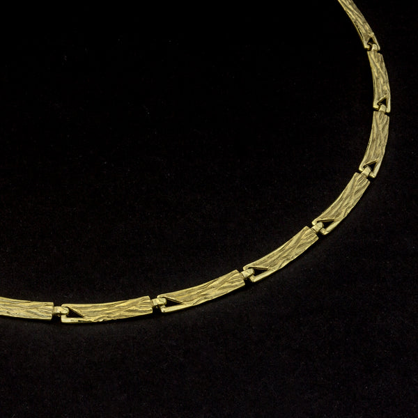 Kette 'Wellen' aus Gelbgold