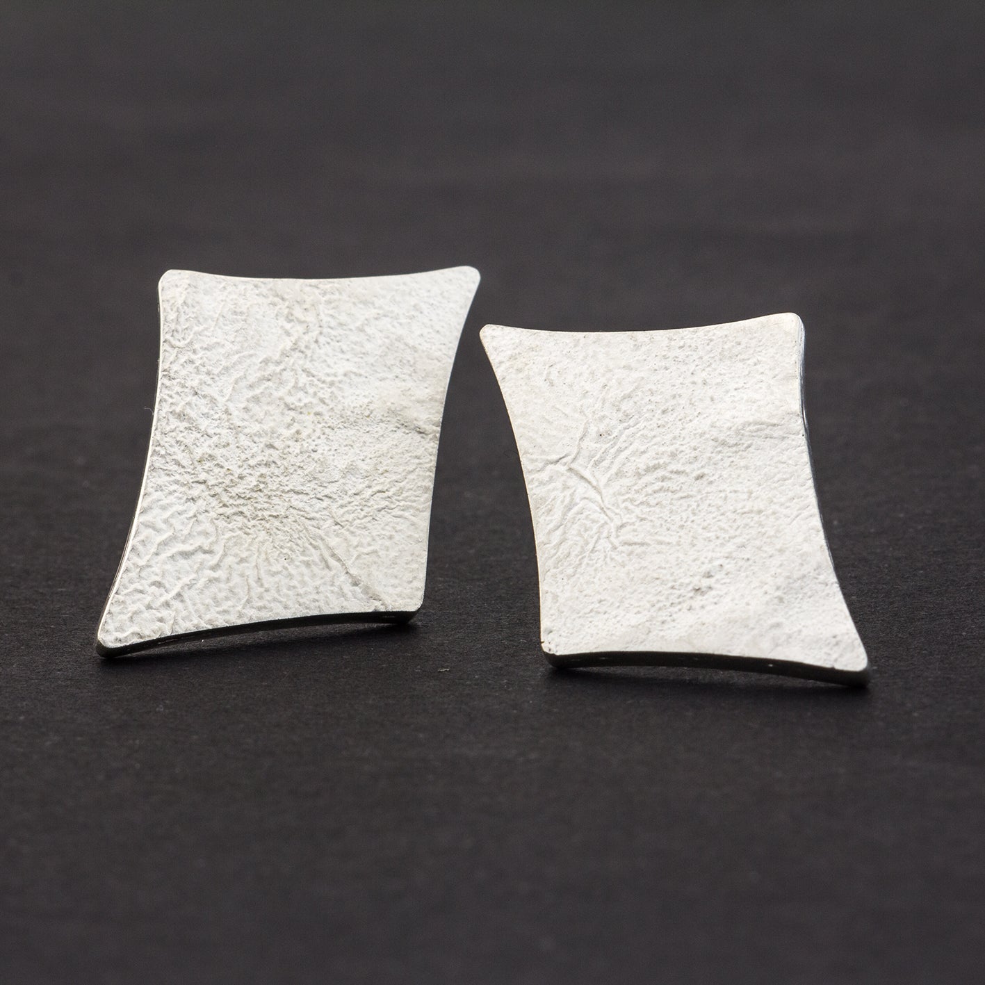 Ohrstecker 'Lava' aus Sterling Silber