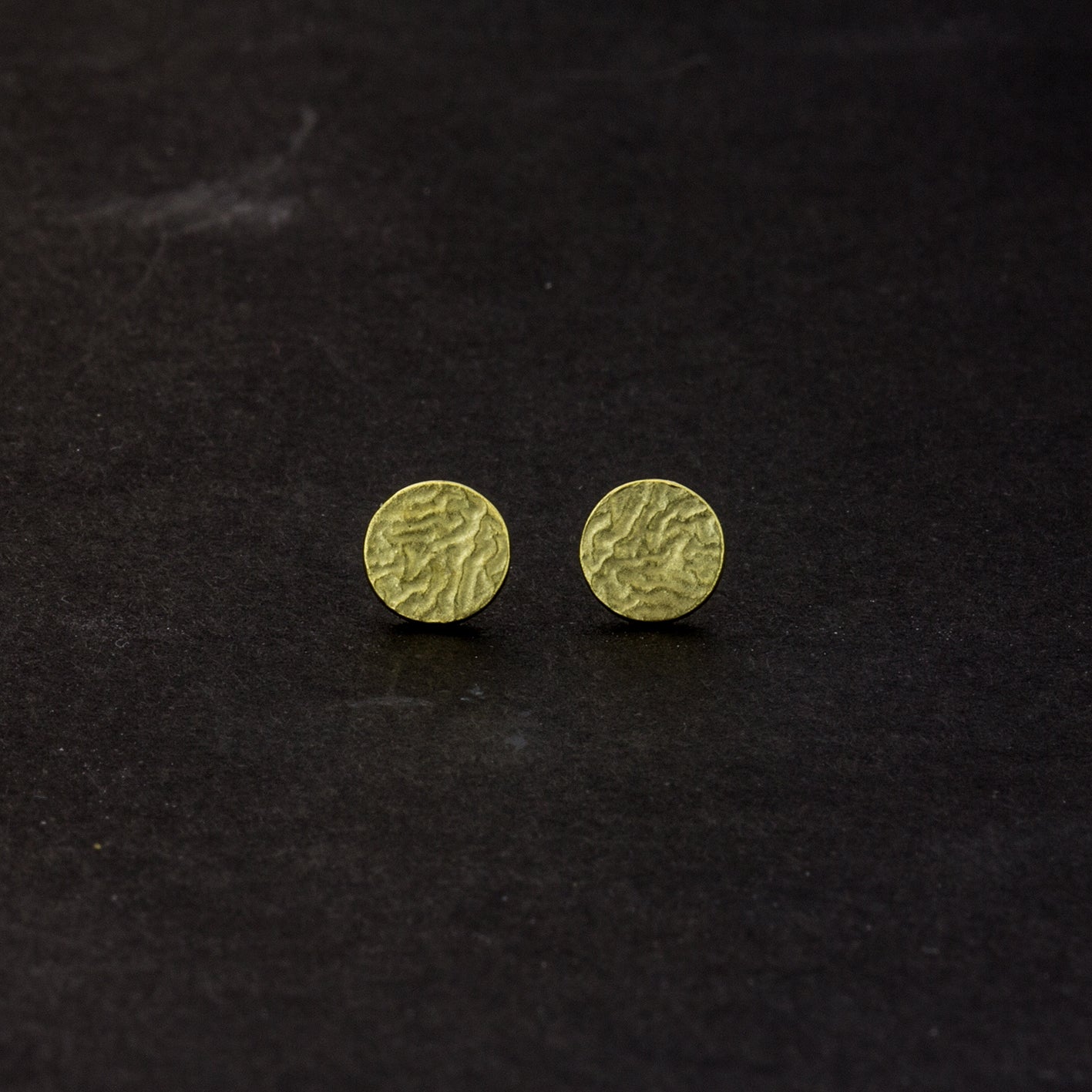 Ohrstecker 'Lava' | 585 Gelbgold