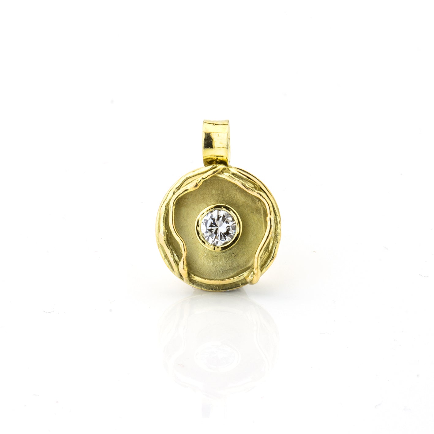 Anhänger, 13mm | Brillant | 585 Gelbgold