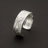 Armreif 'Baumrinde', 20mm | 925 Sterlingsilber